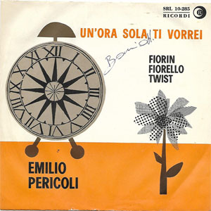 Disco Un'Ora Sola Ti Vorrei de Emilio Pericoli