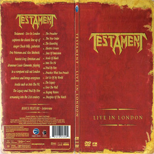 Álbum Live In London (Dvd)  de Testament
